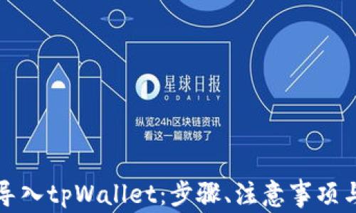 
如何正确重新导入tpWallet：步骤、注意事项与常见问题解答